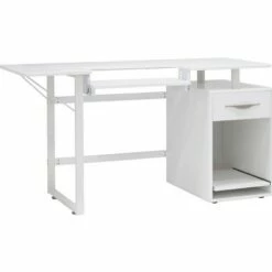 Pro-Line Sewing Table with Side Panel White - Sew Ready 26 Pro-Line Sewing Table with Side Panel White - Sew Ready -Outlet Desks Store unnamed file 9014