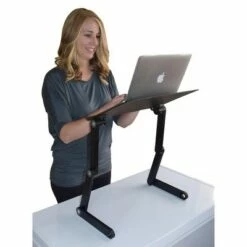 Workez Professional Adjustable Laptop Stand & Lap Desk Black - Uncaged Ergonomics -Outlet Desks Store unnamed file 9044