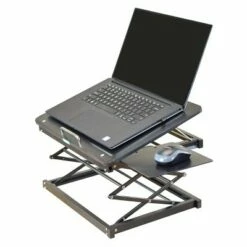 Laptop Stand & Standing Desk Black - Uncaged Ergonomics -Outlet Desks Store unnamed file 9060