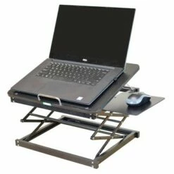 Laptop Stand & Standing Desk Black - Uncaged Ergonomics -Outlet Desks Store unnamed file 9063