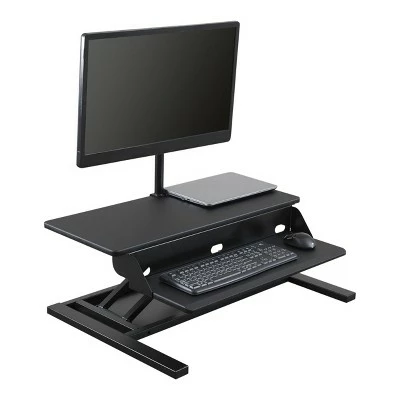 Stand Up Desk Store AirRise Pro 2.0 Two Tier Standing Desk Converter with Dual Monitor Mount 5 Stand Up Desk Store AirRise Pro 2.0 Two Tier Standing Desk Converter with Dual Monitor Mount - Image 3