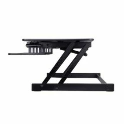 Basic Height Adjustable Sit to Stand Desk Computer Riser - Rocelco Black