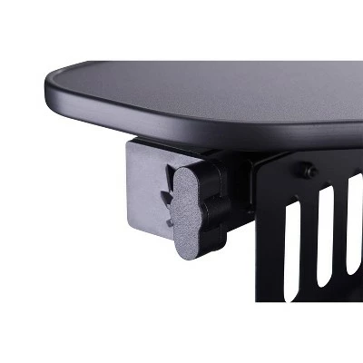 Basic Height Adjustable Sit to Stand Desk Computer Riser - Rocelco Black 10 Basic Height Adjustable Sit to Stand Desk Computer Riser - Rocelco Black - Image 8