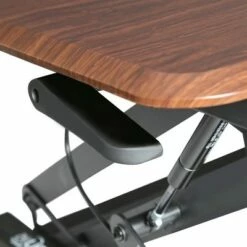 35.4" Airlift Gas Spring Dual Monitor Adjustable Height Standing Desk Walnut - Seville Classics -Outlet Desks Store unnamed file 9128