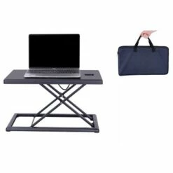 19" Portable Desk Riser - Rocelco Black -Outlet Desks Store unnamed file 9141