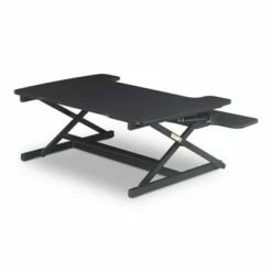 Large Ergo Height Adjustable Standing Desk Converter - True Seating Black -Outlet Desks Store unnamed file 9159