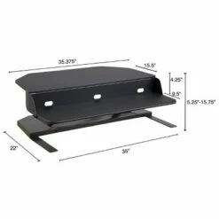 Stand Up Desk Store AirRise Corner Pro Two Tier Adjustable Standing Desk Converter for Cubicles -Outlet Desks Store unnamed file 9190