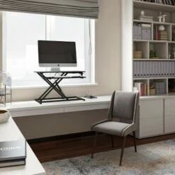 Sit-Stand Converter Desk Black - CorLiving