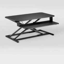Sit-Stand Converter Desk Black - CorLiving -Outlet Desks Store unnamed file 9196