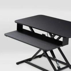 Sit-Stand Converter Desk Black - CorLiving -Outlet Desks Store unnamed file 9197