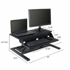 Stand Up Desk Store AirRise Power Pro Electric Adjustable Height Two-Tier Standing Desk Converter 17 Stand Up Desk Store AirRise Power Pro Electric Adjustable Height Two-Tier Standing Desk Converter -Outlet Desks Store unnamed file 9209
