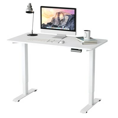Costway Electric Adjustable Standing Desk Stand up Workstation w/Control WhiteBlack MapleTeak 15 Costway Electric Adjustable Standing Desk Stand up Workstation w/Control WhiteBlack MapleTeak - Image 13