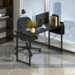 Costway Modern Computer Desk 47'' Study Writing Table w/ Storage Bag Coffee Black/Brown/Coffee 16 Costway Modern Computer Desk 47'' Study Writing Table w/ Storage Bag Coffee Black/Brown/Coffee -Outlet Desks Store unnamed file 930