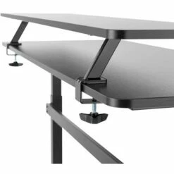 Tranzendesk Standing Desk with Attachable Shelf, Front Handle, and Wheels – 55” Sit to Stand Workstation – Black – Stand Steady 21 Tranzendesk Standing Desk with Attachable Shelf, Front Handle, and Wheels – 55” Sit to Stand Workstation – Black – Stand Steady -Outlet Desks Store unnamed file 9308