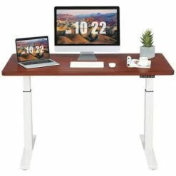 Costway Electric 55''x28'' Standing Desk Sit to Stand Workstation Dual Motor -Outlet Desks Store unnamed file 9321