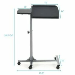 Costway Adjustable Angle & Height Rolling Laptop Notebook Desk Stand Over Sofa Bed Table 19 Costway Adjustable Angle & Height Rolling Laptop Notebook Desk Stand Over Sofa Bed Table -Outlet Desks Store unnamed file 9342