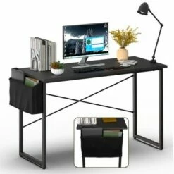 Costway Modern Computer Desk 47'' Study Writing Table w/ Storage Bag Coffee Black/Brown/Coffee 23 Costway Modern Computer Desk 47'' Study Writing Table w/ Storage Bag Coffee Black/Brown/Coffee -Outlet Desks Store unnamed file 937