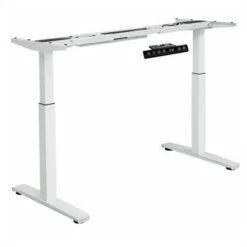 Costway Electric Stand Up Desk Frame Dual Motor Height Adjustable Stand WhiteBlack -Outlet Desks Store unnamed file 9374