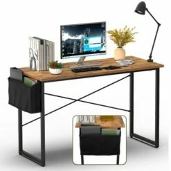 Costway Modern Computer Desk 47'' Study Writing Table w/ Storage Bag Coffee Black/Brown/Coffee 25 Costway Modern Computer Desk 47'' Study Writing Table w/ Storage Bag Coffee Black/Brown/Coffee -Outlet Desks Store unnamed file 939