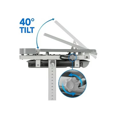 Mount-It! 26" Kid's Desk with Chair Gray (MI-10201) 5 Mount-It! 26" Kid's Desk with Chair Gray (MI-10201) - Image 3