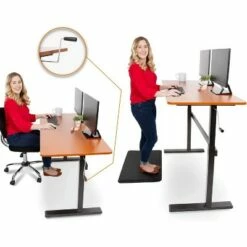 Tranzendesk Standing Desk – 55" Manual Height Adjustable Workstation – Cherry – Stand Steady 14 Tranzendesk Standing Desk – 55" Manual Height Adjustable Workstation – Cherry – Stand Steady -Outlet Desks Store unnamed file 9437