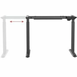 Monoprice Height Adjustable Sit-Stand Riser Table Desk Frame - Black With Electric Single Motor, Compatible With Desktops From 39in-63in Wide -Outlet Desks Store unnamed file 9544
