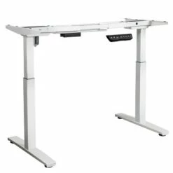 Costway Electric Stand Up Desk Frame Single Motor Height Adjustable w/ Controller WhiteBlack -Outlet Desks Store unnamed file 9583