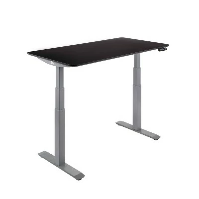 Airlift S3 Height Adjustable Standing Desk Frame with 4 Memory Buttons - Seville Classics Gray 6 Airlift S3 Height Adjustable Standing Desk Frame with 4 Memory Buttons - Seville Classics Gray - Image 4