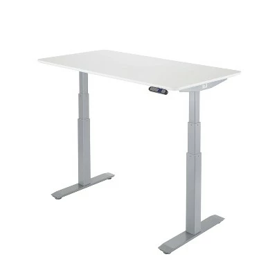 Airlift S3 Height Adjustable Standing Desk Frame with 4 Memory Buttons - Seville Classics Gray 16 Airlift S3 Height Adjustable Standing Desk Frame with 4 Memory Buttons - Seville Classics Gray - Image 14