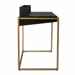 Bilcrafield Flip Top Desk with Storage Black/Gold - Aiden Lane -Outlet Desks Store unnamed file 9610