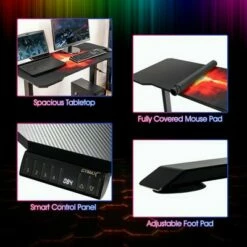 Costway Electric Standing Gaming Desk Sit to Stand Height Adjustable Splice Board -Outlet Desks Store unnamed file 9630