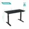 Costway 55''x28'' Electric Standing Desk Sit to Stand Workstation Dual Motor -Outlet Desks Store unnamed file 9676