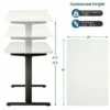 Costway Electric Standing Desk Sit to Stand Height Adjustable Dual Motor -Outlet Desks Store unnamed file 9727