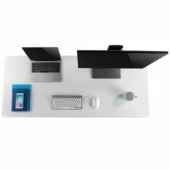 Tranzendesk Standing Desk – 55" Manual Height Adjustable Workstation – White – Stand Steady -Outlet Desks Store unnamed file 9759