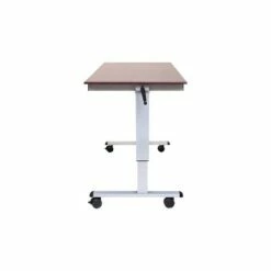 Luxor 60W Adjustable Desk Laminate Wood STANDUP-CF60-DW