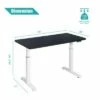 Costway Electric 55''x28'' Standing Desk Adjustable Sit to Stand w/ Controller -Outlet Desks Store unnamed file 9819