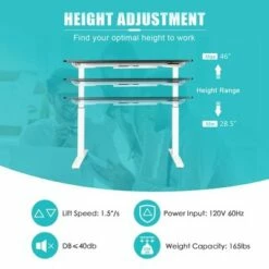 Costway Electric 55''x28'' Standing Desk Adjustable Sit to Stand w/ Controller -Outlet Desks Store unnamed file 9824