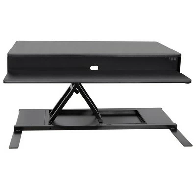 FlexPro Premier Electric Standing Desk Converter – 40" Sit to Stand Workstation – Black – Stand Steady 8 FlexPro Premier Electric Standing Desk Converter – 40" Sit to Stand Workstation – Black – Stand Steady - Image 6