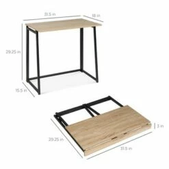 Best Choice Products 31.5in Folding Drop Leaf Desk for Home Office w/ Wood Table Top, Space Saving -Outlet Desks Store unnamed file 988
