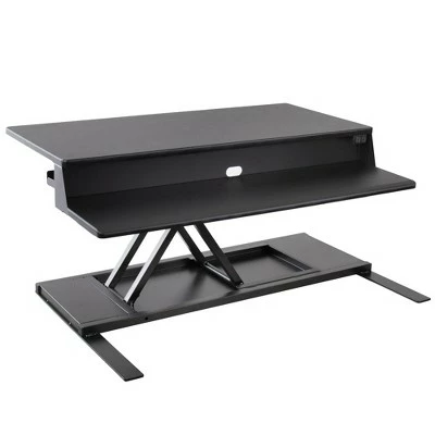 FlexPro Premier Electric Standing Desk Converter – 36" Sit to Stand Workstation – Black – Stand Steady 8 FlexPro Premier Electric Standing Desk Converter – 36" Sit to Stand Workstation – Black – Stand Steady - Image 6