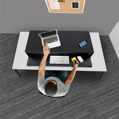 FlexPro Premier Electric Standing Desk Converter – 36" Sit to Stand Workstation – Black – Stand Steady 12 FlexPro Premier Electric Standing Desk Converter – 36" Sit to Stand Workstation – Black – Stand Steady - Image 10