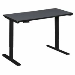 72" X 24" Esteem Height Adjustable Power Desk - Regency Gray