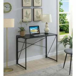 Xtra Folding Desk - Breighton Home Espresso/black