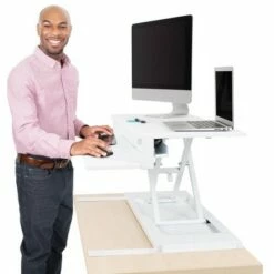 FlexPro Premier Electric Standing Desk Converter – 36" Sit to Stand Workstation – White – Stand Steady 22 FlexPro Premier Electric Standing Desk Converter – 36" Sit to Stand Workstation – White – Stand Steady -Outlet Desks Store unnamed file 9937