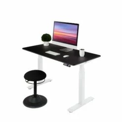 54” Airlift Pro S3 Electric Adjustable Standing Desk - Seville Classics White