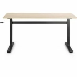 Tranzendesk Standing Desk – 55" Manual Height Adjustable Workstation – Maple – Stand Steady -Outlet Desks Store unnamed file 9961