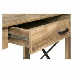 Martin Standing Desk with Drawer Oak - OneSpace -Outlet Desks Store unnamed file 9973